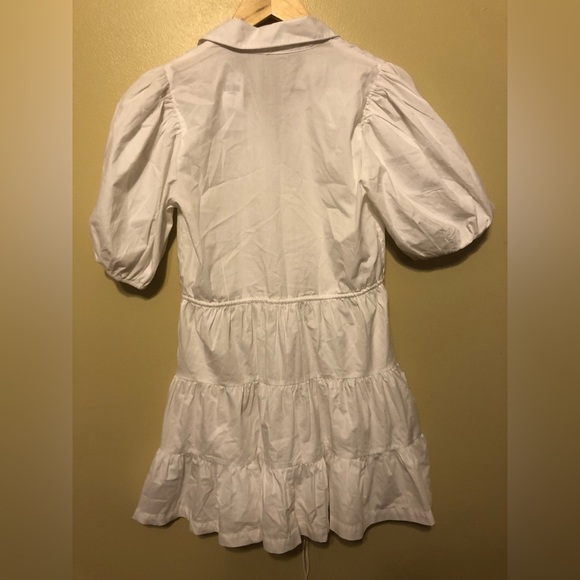 White Mini Dress - Picture 3 of 4